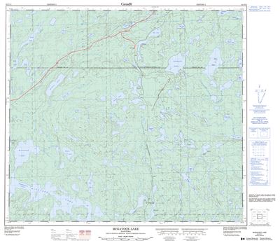 064C11 - MCGAVOCK LAKE - Topographic Map