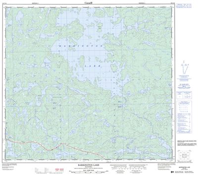 064C16 - BARRINGTON LAKE - Topographic Map