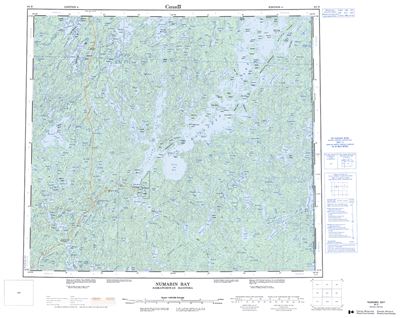 064D - NUMABIN BAY - Topographic Map