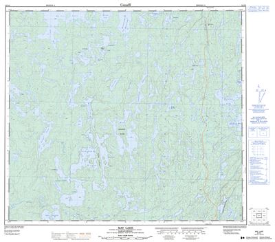 064D05 - MAY LAKE - Topographic Map