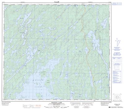 064D12 - MACOUN LAKE - Topographic Map