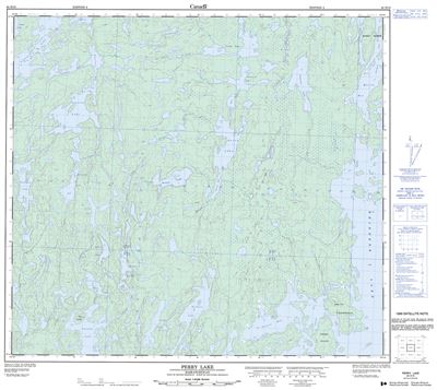 064D15 - PERRY LAKE - Topographic Map