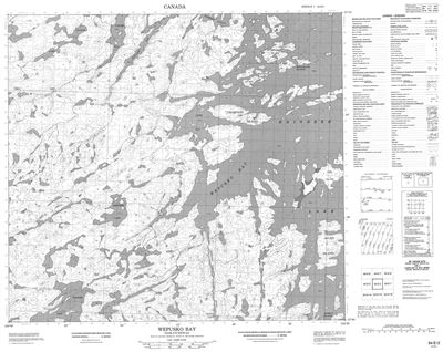 064E02 - WEPUSKO BAY - Topographic Map