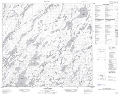 064E05 - COMBE LAKE - Topographic Map