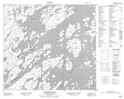 064E07 - BEDFORD ISLAND - Topographic Map