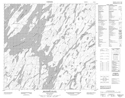 064E14 - BRANDSER ISLAND - Topographic Map