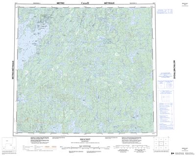 064F - BROCHET - Topographic Map
