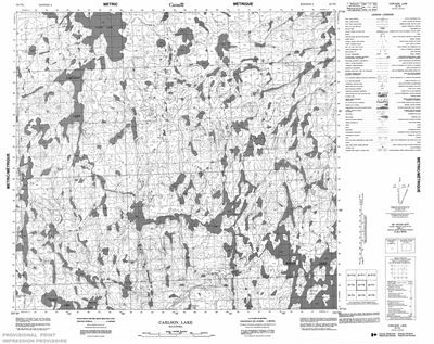 064F06 - CARLSON LAKE - Topographic Map