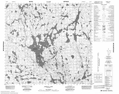 064F09 - JORDAN LAKE - Topographic Map