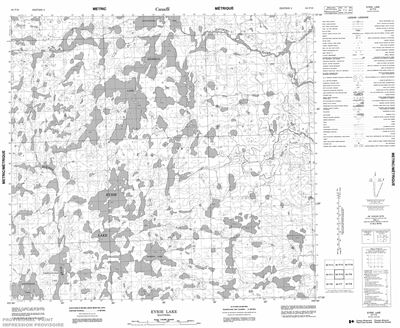 064F10 - EYRIE LAKE - Topographic Map