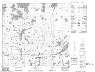 064G06 - MACKERRACHER LAKE - Topographic Map