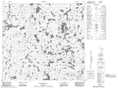 064H12 - MAJURY LAKE - Topographic Map