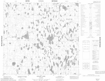 064I05 - LEGARY LAKE - Topographic Map