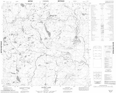 064I09 - COHEN LAKE - Topographic Map