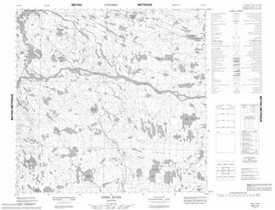 064I14 - STEEL RIVER - Topographic Map