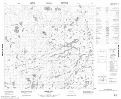 064J02 - GIMBY LAKE - Topographic Map