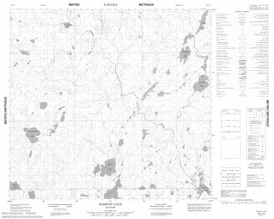 064J03 - SAMSON LAKE - Topographic Map