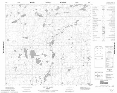 064J06 - CHEYNE LAKES - Topographic Map