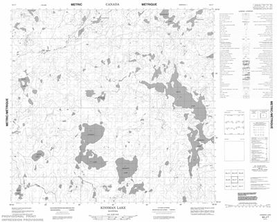 064J07 - KINSMAN LAKE - Topographic Map