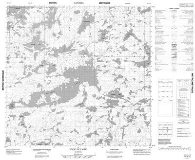 064J13 - NICKLIN LAKE - Topographic Map