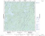 064K - WHISKEY JACK LAKE - Topographic Map