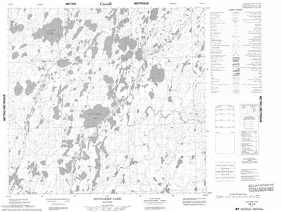 064K02 - DUCHARME LAKE - Topographic Map