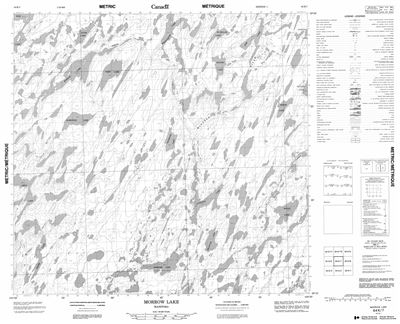 064K07 - MORROW LAKE - Topographic Map