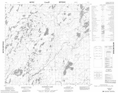 064K09 - PANGMAN LAKE - Topographic Map