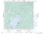 064L - WOLLASTON LAKE - Topographic Map