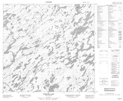 064L13 - BABICHE LAKE - Topographic Map
