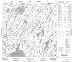 064M12 - SAKWASEW LAKE - Topographic Map