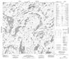 064M13 - WAYOW LAKE - Topographic Map