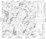 064M13 - WAYOW LAKE - Topographic Map