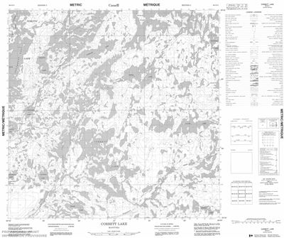 064O11 - CORBETT LAKE - Topographic Map