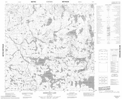 064P02 - KESSELMAN LAKE - Topographic Map