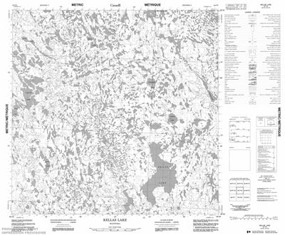 064P09 - KELLAS LAKE - Topographic Map
