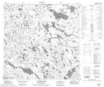 065A01 - MOWERS LAKE - Topographic Map