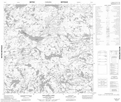 065A03 - MALAHER LAKE - Topographic Map