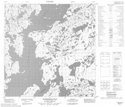 065B11 - HAMMERHEAD BAY - Topographic Map