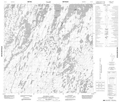 065D02 - KLOKOL LAKE - Topographic Map