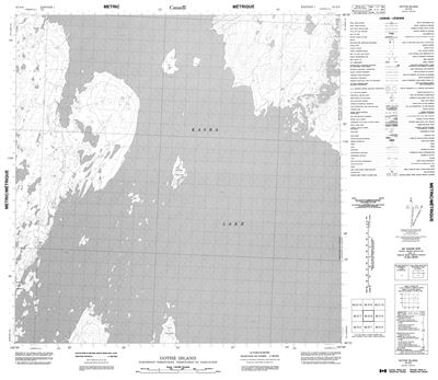 065D08 - GOTHE ISLAND - Topographic Map