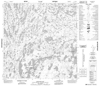 065D16 - LINKLATER LAKE - Topographic Map