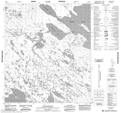 066A01 - SAGLIQ ISLAND - Topographic Map