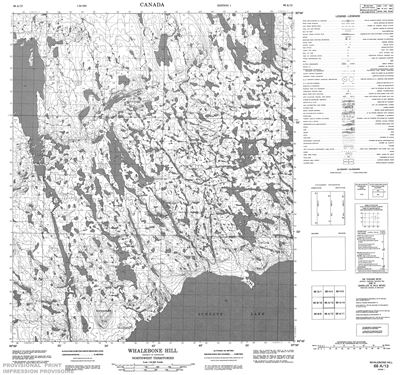 066A13 - WHALEBONE HILL - Topographic Map