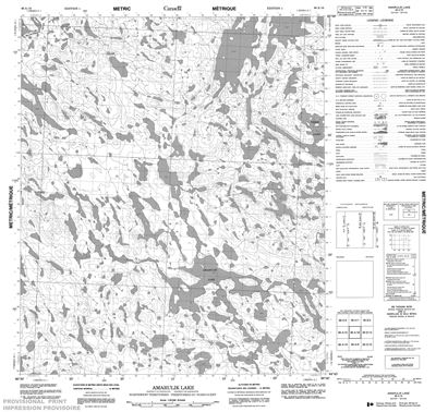 066A16 - AMARULIK LAKE - Topographic Map