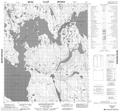 066B09 - QAMANAUGAQ BAY - Topographic Map