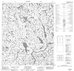 066E11 - HAWK RAPIDS - Topographic Map