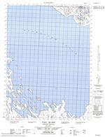 067A08W - TODD ISLANDS - Topographic Map