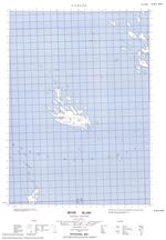 067B09W - BRYDE ISLAND - Topographic Map