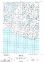 067B13W - PARKER BAY - Topographic Map